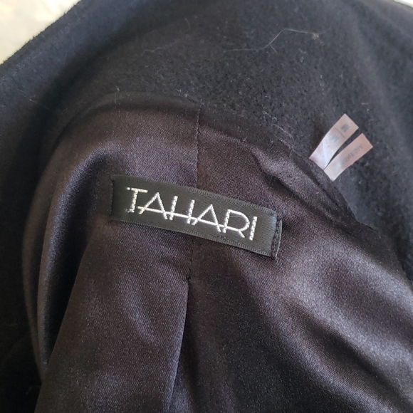 Tahari trench coat black Medium - Picture 9 of 15